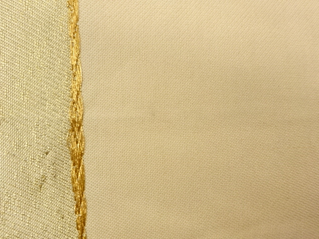  霞模様織出し袋帯